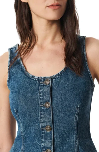 Rag & Bone Poppy Button-front Denim Top