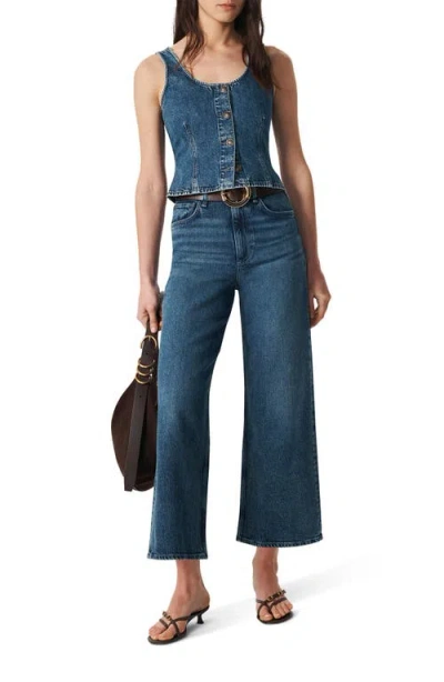 Rag & Bone Poppy Button-front Denim Top