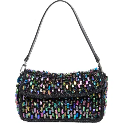 Staud Timmy Raffia Shoulder Bag
