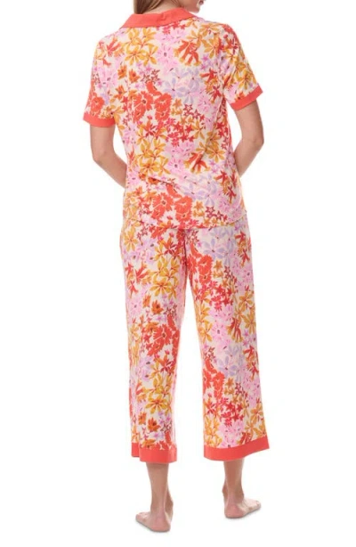 Splendid Notch Collar Pajamas In Multi