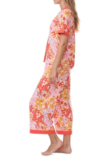 Splendid Notch Collar Pajamas In Multi