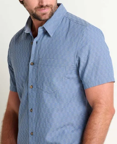 Toad And Co Toad & Co Harris Short Sleeve Shirt In Blue