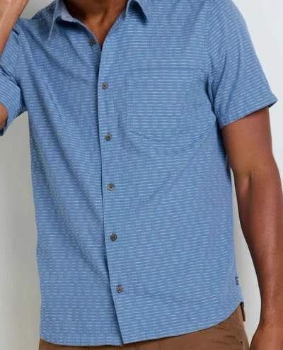 Toad And Co Toad & Co Harris Short Sleeve Shirt In Blue