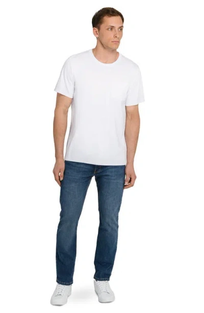 Wrk W.r.k Solid Reworked Slim Fit T-shirt In White