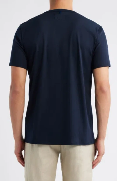 Wrk W.r.k Solid Reworked Slim Fit T-shirt In Blue