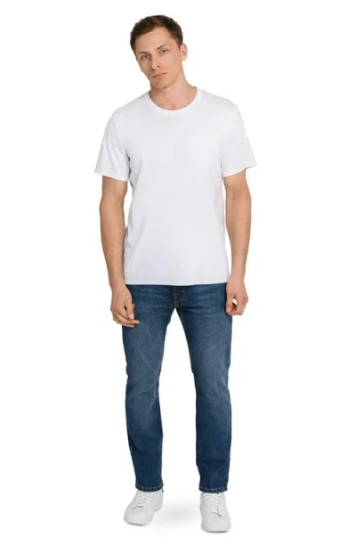 Wrk W.r.k Solid Reworked Slim Fit T-shirt In White