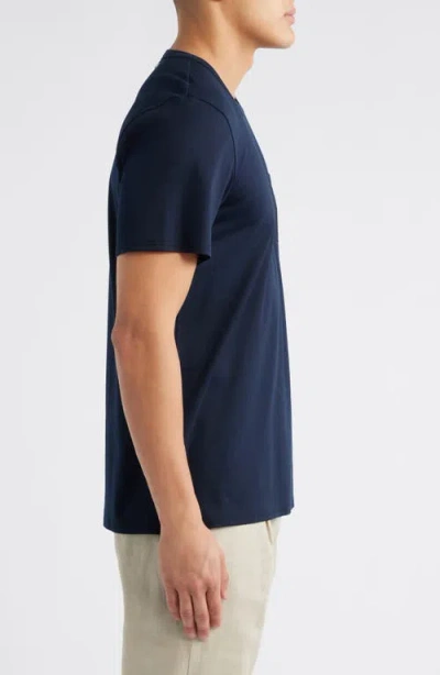 Wrk W.r.k Solid Reworked Slim Fit T-shirt In Blue