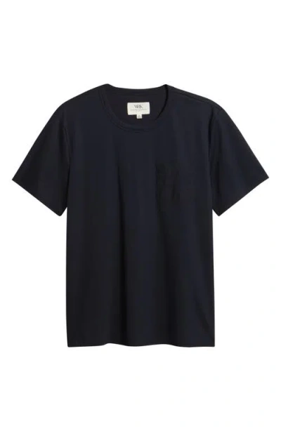 Wrk W.r.k Solid Reworked Slim Fit T-shirt In Blue
