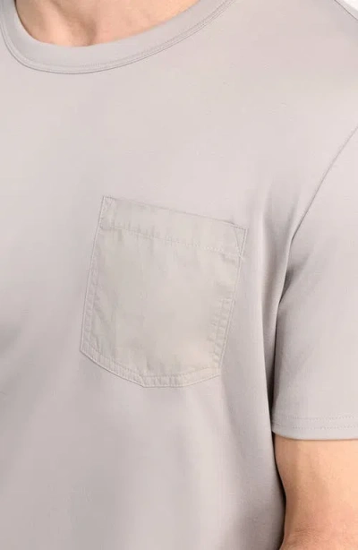 Wrk W.r.k Solid Reworked Slim Fit T-shirt In Gray