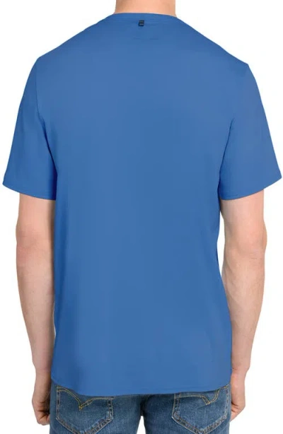 Wrk W.r.k Solid Reworked Slim Fit T-shirt In Blue