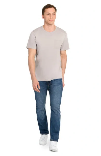 Wrk W.r.k Solid Reworked Slim Fit T-shirt In Gray