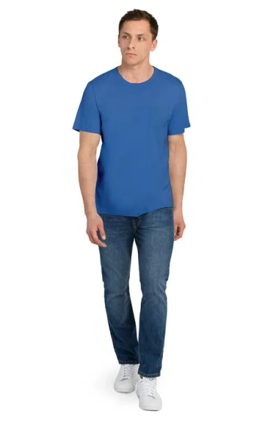 Wrk W.r.k Solid Reworked Slim Fit T-shirt In Blue