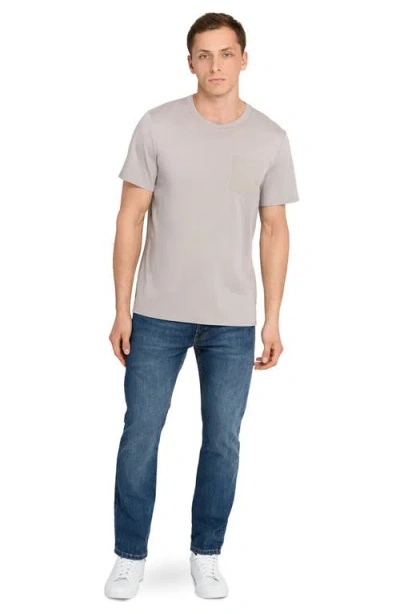Wrk W.r.k Solid Reworked Slim Fit T-shirt In Gray