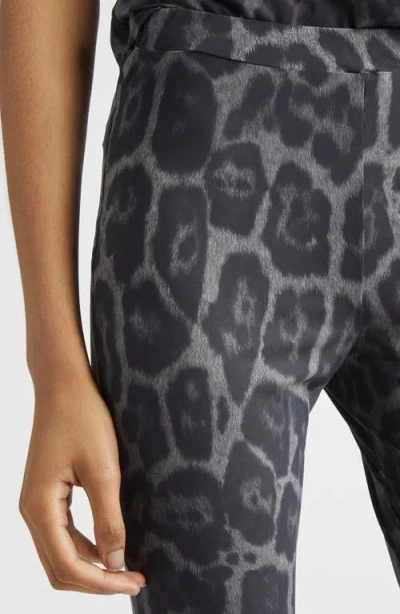 Stella Mccartney Flared High-waisted Leggings Leopard Print In Animal Print