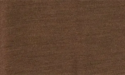 Thom Browne Relaxed Fit V Neck Cardigan 4 Bar Stripe In Brown