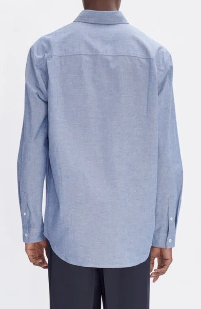 Apc Eduard Indigo Shirt In Blue