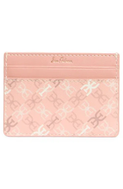 Sam Edelman Harper Monogram Faux Leather Card Case
