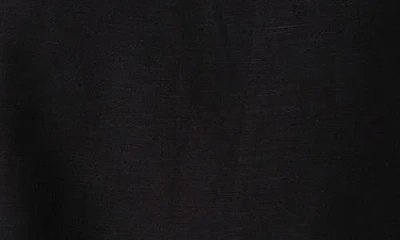 French Connection Birdie Linen Shell Top In Black In Black