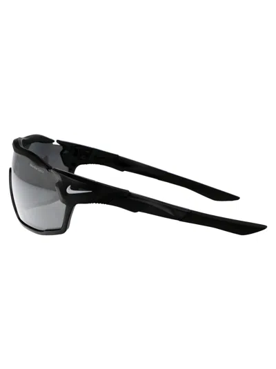 Nike Anthracite Gris Acetate Sunglasses In Black