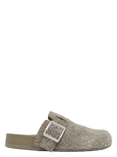 Loewe Ease Buckle Mule In Gray