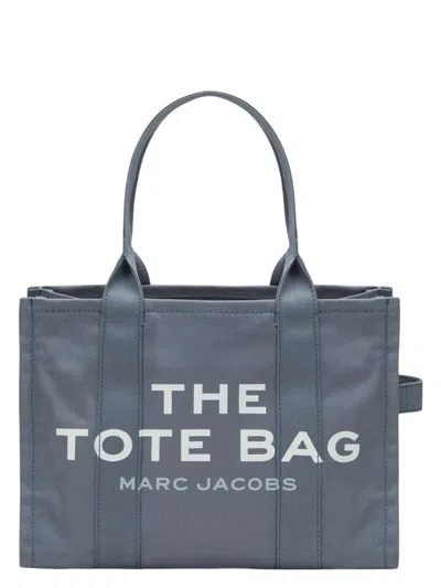 Marc Jacobs The Large Tote Bag In Blue Canvas In Blue