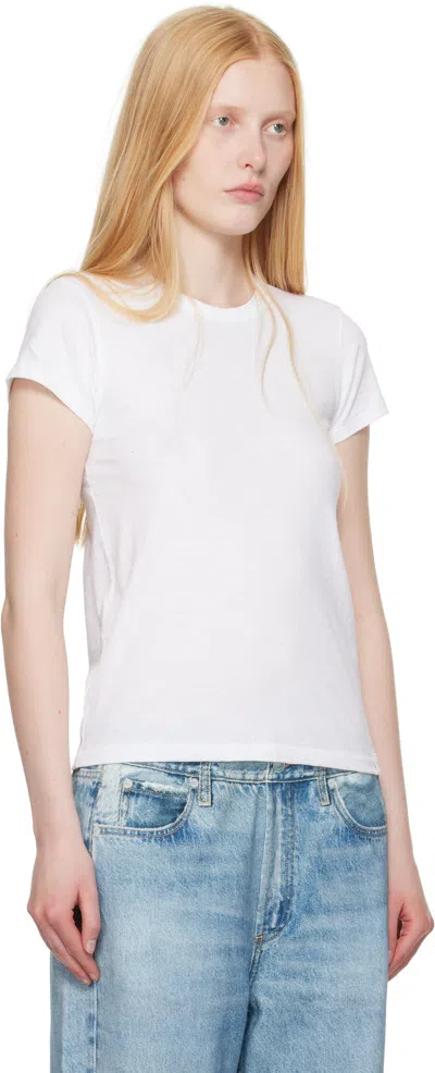 Rag & Bone White 'the Slub' T-shirt