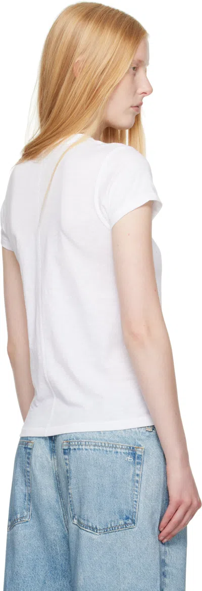 Rag & Bone White 'the Slub' T-shirt