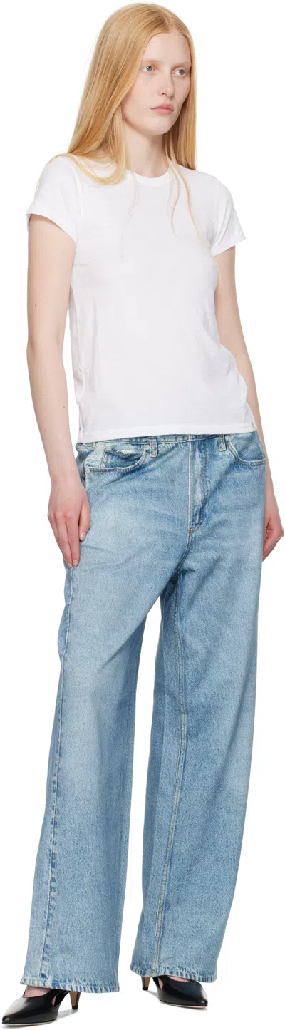 Rag & Bone White 'the Slub' T-shirt