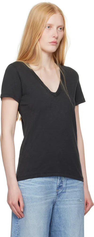 Rag & Bone Black 'the Slub' T-shirt