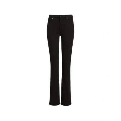7 For All Mankind Stretch Denim Roxanne Jeans In Black