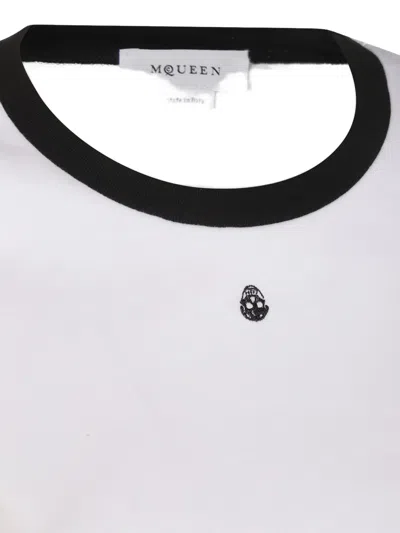 Alexander Mcqueen Crew Neck Contrast Trim