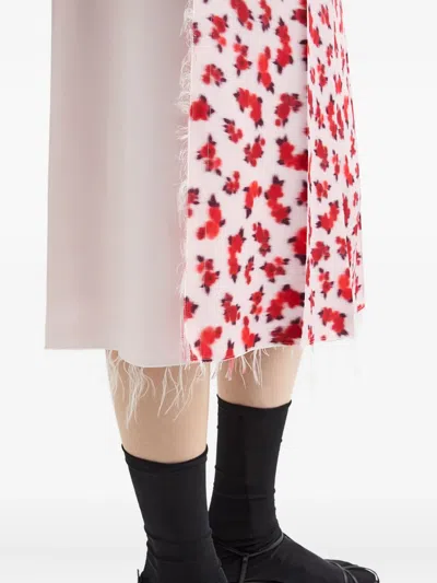 Jil Sander Floral-print Midi Skirt