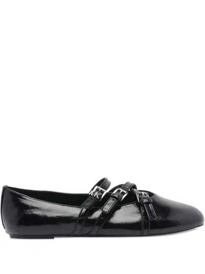 Michael Michael Kors Indy Flex Ballerina In Black