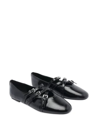 Michael Michael Kors Indy Flex Ballerina In Black