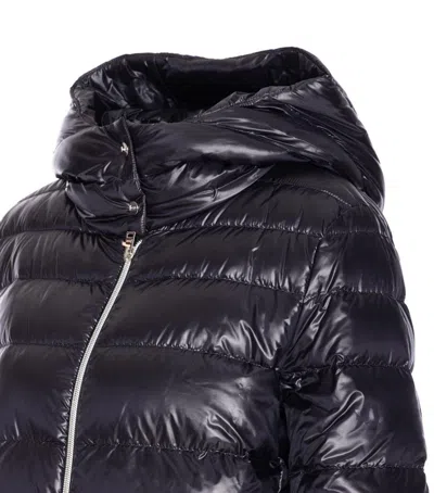 Herno Women Ultralight Cropped Bomber In Black
