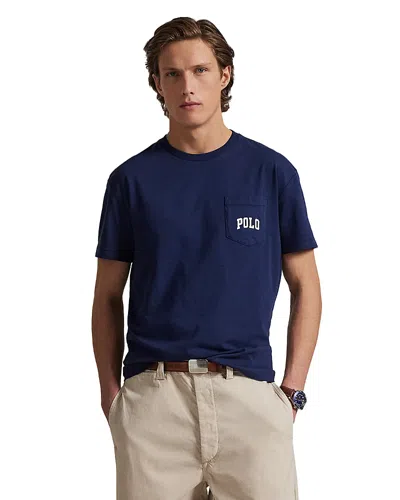 Polo Ralph Lauren Crew Neck Graphic Print Chest Pocket