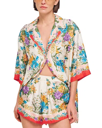 Ronny Kobo Gabi Shorts In Muneca Floral Scarf