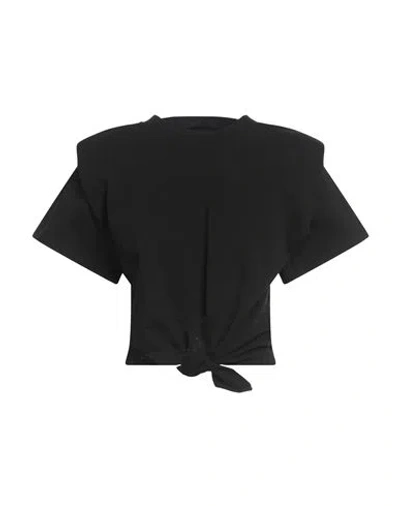 Isabel Marant Woman T-shirt Black Size L Cotton