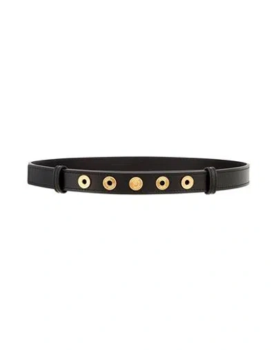 Burberry Woman Belt Black Size M Calfskin