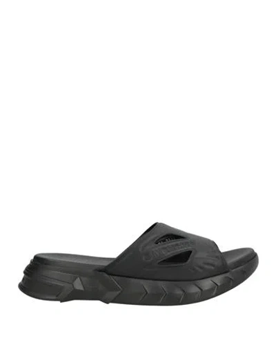 Givenchy Marshmallows Logo-debossed Slides In Black