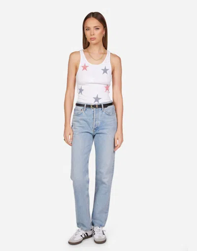 Lauren Moshi Esmerelda Mini Stripe Stars Tank Top