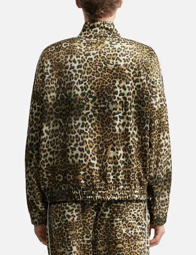 Cole Buxton Leopard Piped Track Jacket
