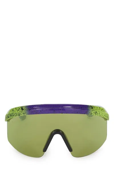 Gucci Mask Frame Sunglasses Sunglasses Green