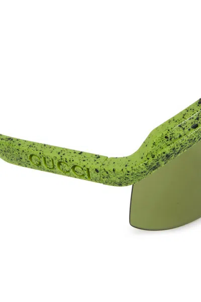Gucci Mask Frame Sunglasses Sunglasses Green