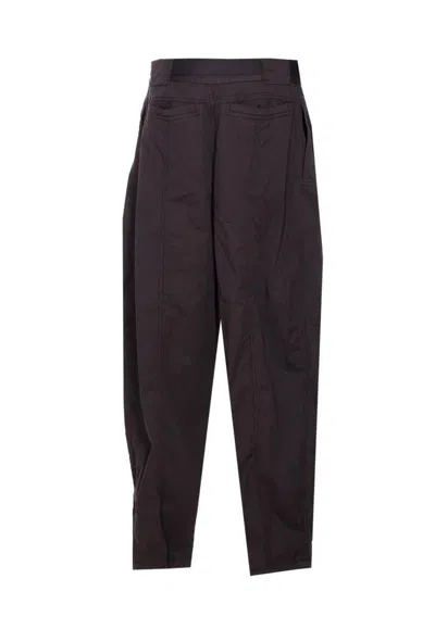 Pinko Belted Wide Leg Tapered Trousers