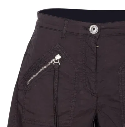 Pinko Teddy Shorts With Zipper And Pockets In Purple