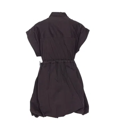 Pinko Draped Mini Dress Belted Waist