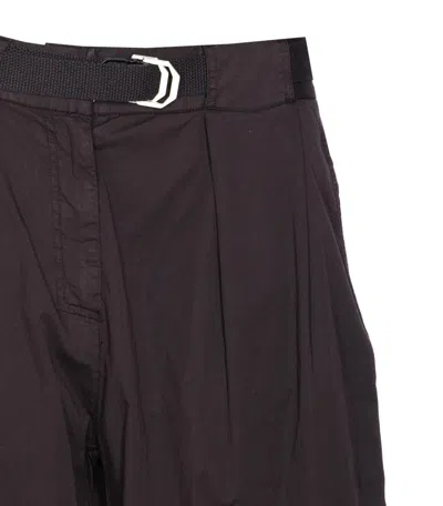 Pinko Belted Wide Leg Tapered Trousers