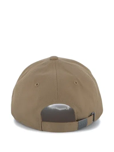 Bosswear Logo-embroidered Baseball Cap In Brown