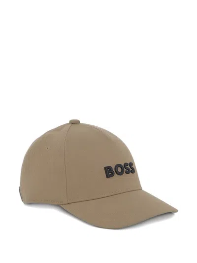 Bosswear Logo-embroidered Baseball Cap In Brown
